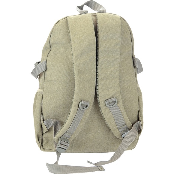 Men's Canvas Backpack With Padded Laptop Sleeve - Picture 4 of 4